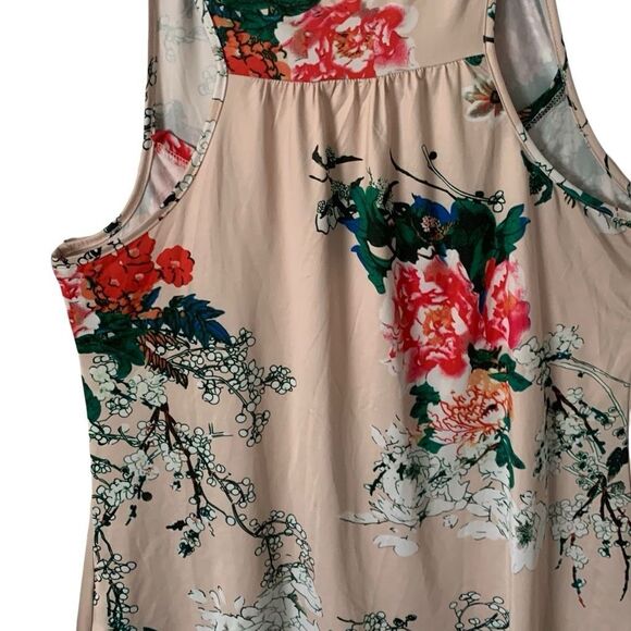 Pre Owned Women’s Larenba Floral Tank Top Sz XXL Casual Comfort Classic Style - Picture 5 of 14